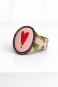 Anello Ricamato Cuore