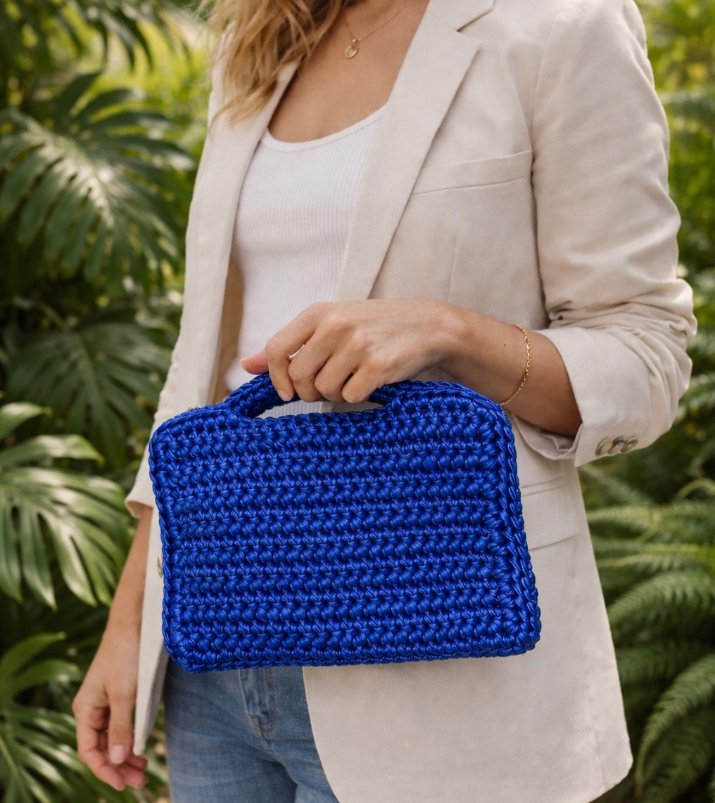 Shopper Blu Elettrico