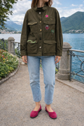 Giacca Militare con Decori