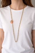 Collana con inserto in plexiglass