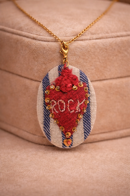 Ciondolo Cuore Rock