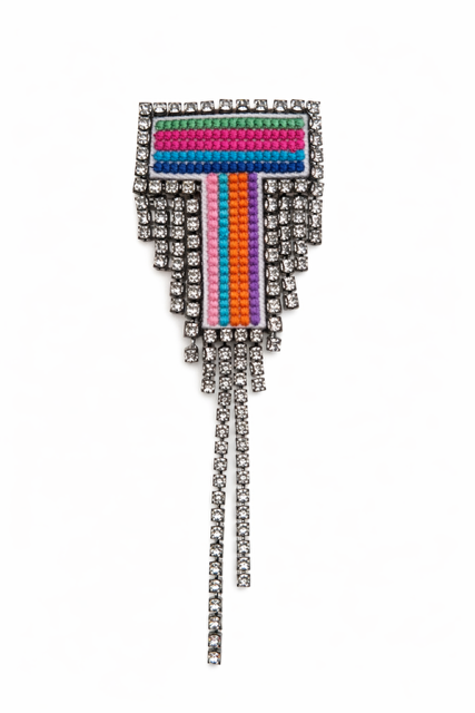 Spille Strass Multicolor