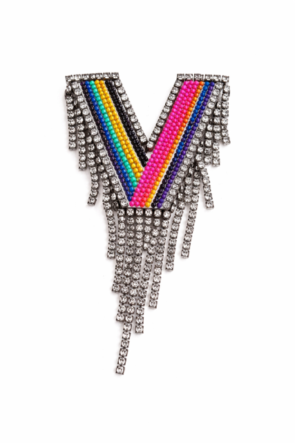 Spille Strass Multicolor