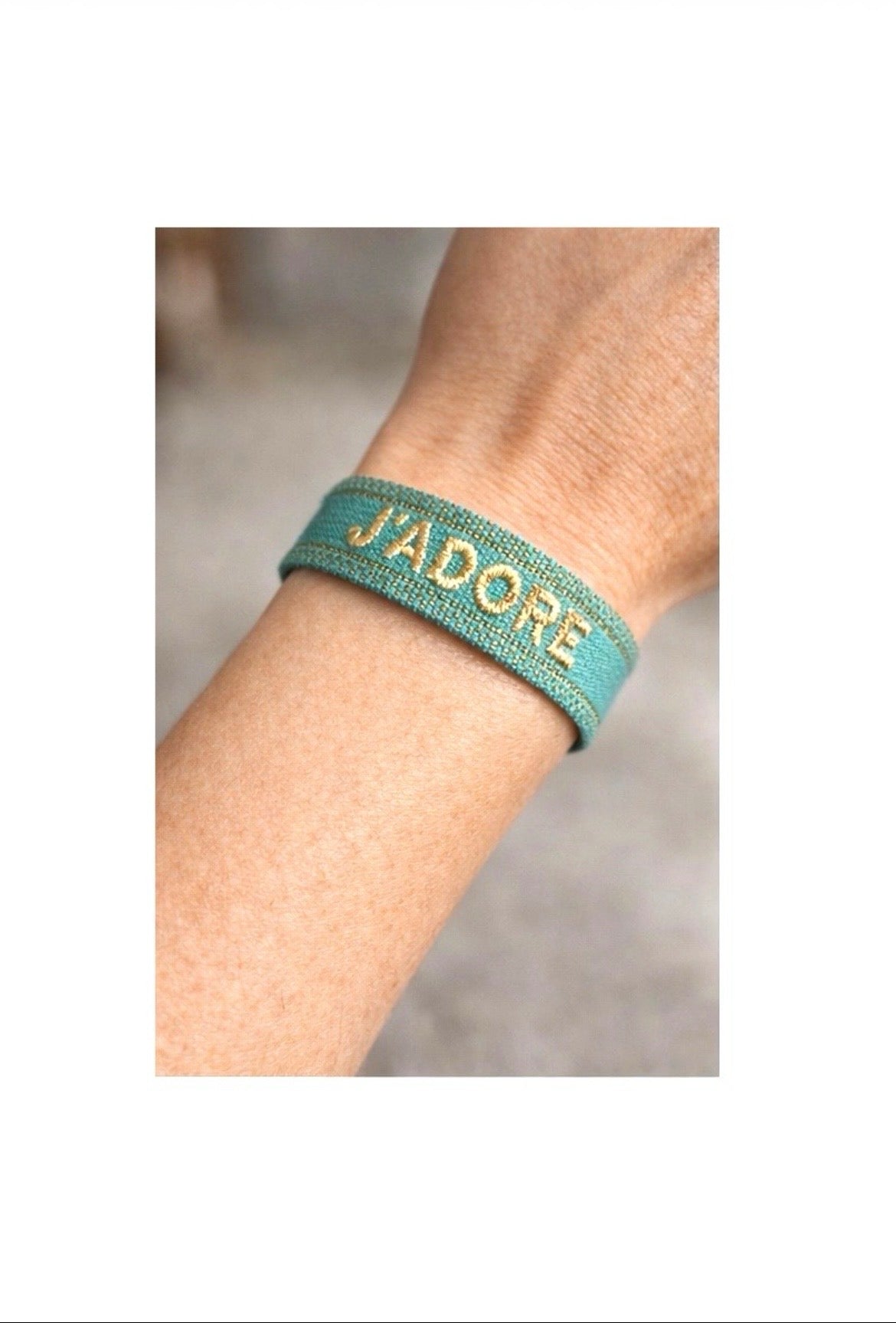 Bracciale Ricamato J'Adore Acqua