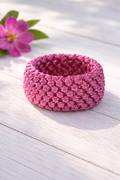 Bracciale Rosa intrecciato